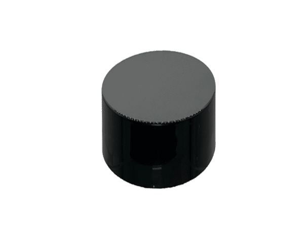 20-410 Smooth Black Continuous Thread Cap Foam Liner