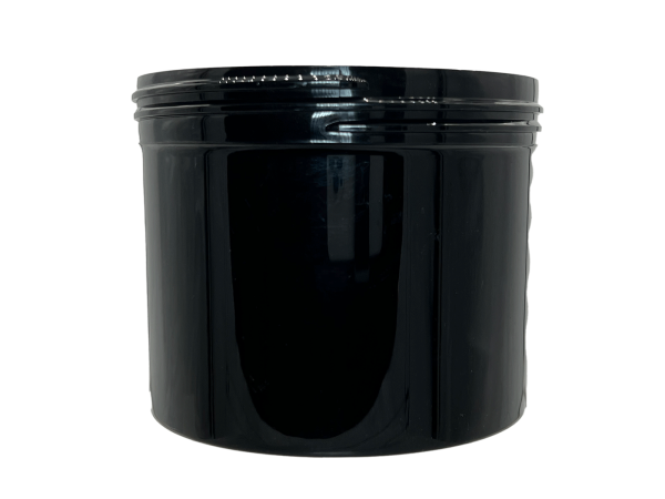 20 oz 100-400 Black PP Single Wall Jar