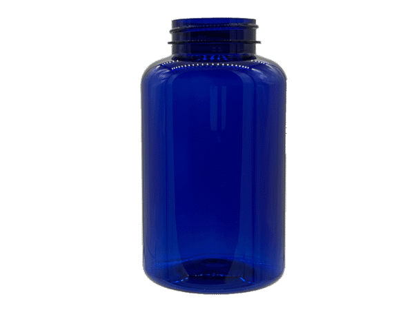 200 cc 45-400 Blue PET Packer Bottle