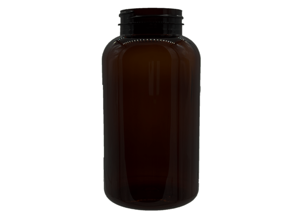 200 cc 45-400 Dark Amber PET Packer Bottle