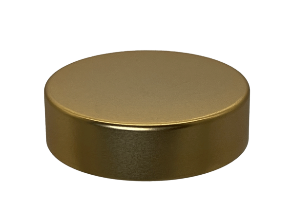 24-400 Metal Overshell Matte Gold Continuous Thread Cap Foam Liner