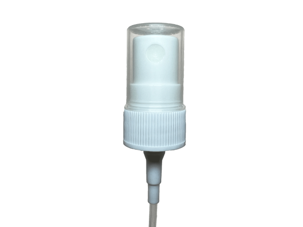24-400 Ribbed White Fine Mist Sprayer
