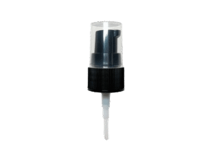 24-410 Ribbed Black Cosmetic Treatment Pump