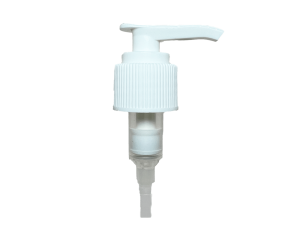 24-410 Ribbed White Lotion Pump
