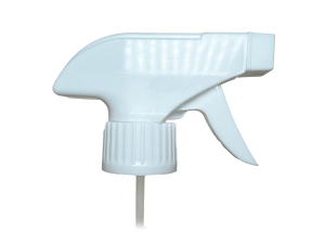 24-410 Ribbed White Trigger Sprayer
