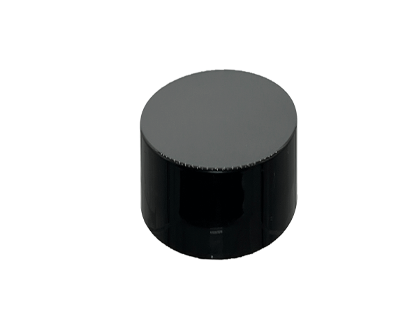 24-410 Smooth Black Continuous Thread Cap Foam Liner