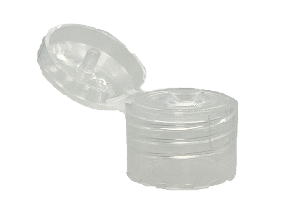 24-410 Smooth Natural Flip Top Cap Heat Induction Seal (HS) Liner
