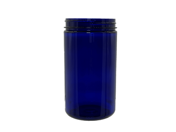 25 oz 89-400 Blue PET Single Wall Jar