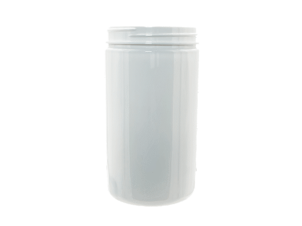 25 oz 89-400 White PET Single Wall Jar