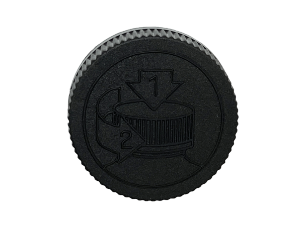 28-400 Pictorial Black Child Resistant Cap Foam Liner