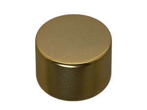 28-410 Metal Overshell Matte Gold Continuous Thread Cap Foam Liner