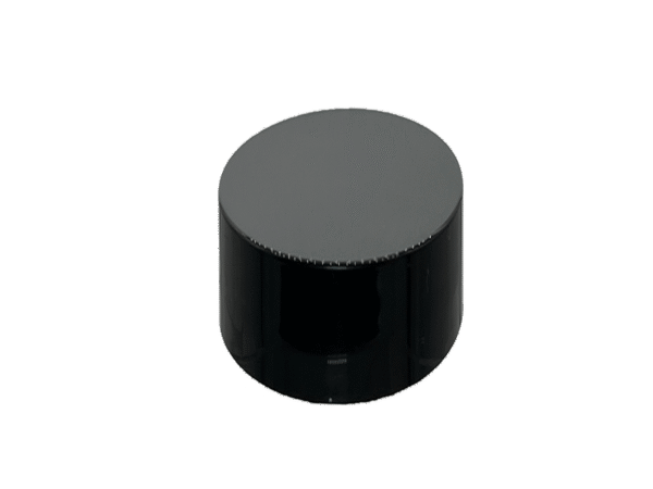 28-410 Smooth Black Continuous Thread Cap Heat Induction Seal (HS) Liner