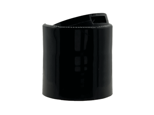 28-410 Smooth Black Disc Cap Pressure Sensitive (PS) Liner