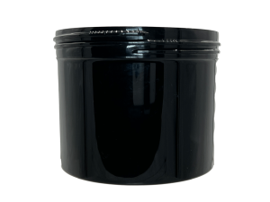 3 oz 53-400 Black PP Single Wall Jar