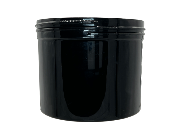 3 oz 53-400 Black PP Single Wall Jar