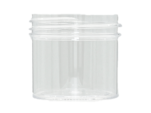 3 oz 53-400 Clear PS Single Wall Jar