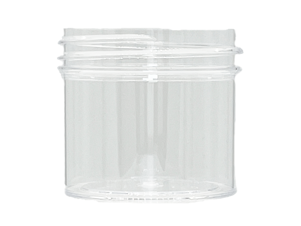 3 oz 53-400 Clear PS Single Wall Jar