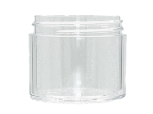 3 oz 53-400 Clear PS Thick Wall Jar