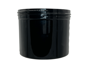3 oz 58-400 Black PP Single Wall Jar