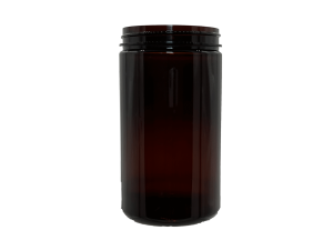 32 oz 89-400 Amber PET Single Wall Jar