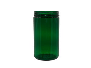 32 oz 89-400 Green PET Single Wall Jar