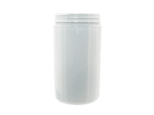 32 oz 89-400 White PET Single Wall Jar