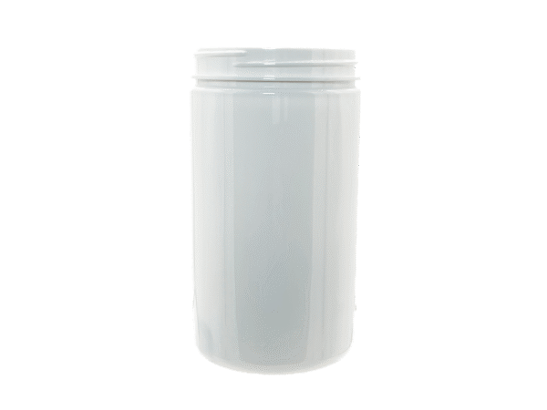 32 oz 89-400 White PET Single Wall Jar