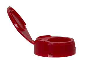 33-400 Smooth Red Supplement Cap Pressure Sensitive (PS) Liner