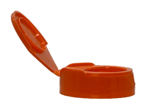 38-400 Smooth Orange Supplement Cap Pressure Sensitive (PS) Liner