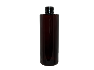 4 oz 20-410 Amber PET Cylinder Round