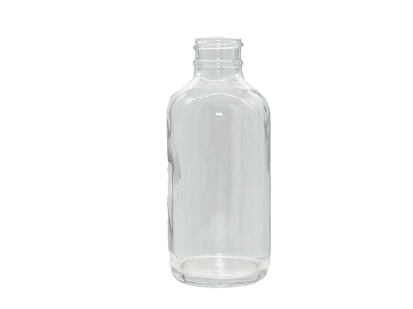 4 oz 22-400 Clear Glass Boston Round