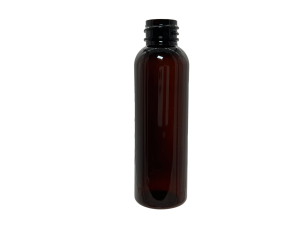 4 oz 24-410 Amber PET Imperial Round