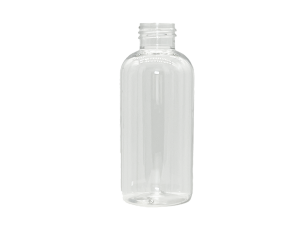 4 oz 24-410 Clear PET Boston Round