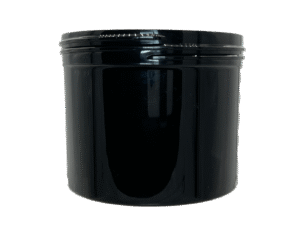 4 oz 58-400 Black PP Single Wall Jar