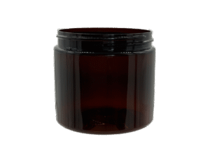4 oz 70-400 Amber PET Single Wall Jar