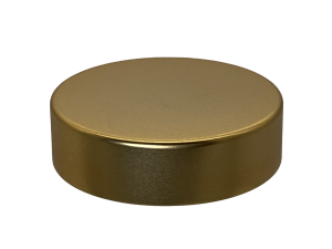 45-400 Metal Overshell Matte Gold Continuous Thread Cap Foam Liner