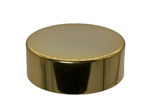 45-400 Metal Overshell Shiny Gold Continuous Thread Cap Foam Liner