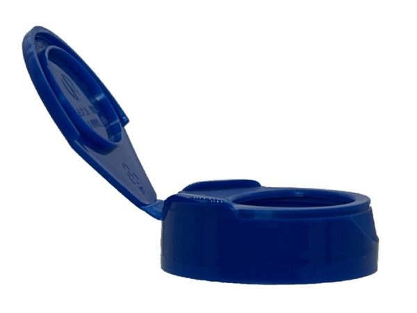 45-400 Smooth Blue Supplement Cap Heat Induction Seal (HS) Liner
