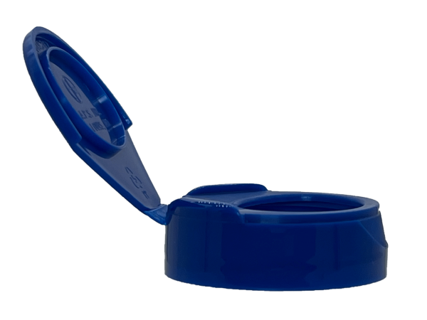 45-400 Smooth Blue Supplement Cap Pressure Sensitive (PS) Liner