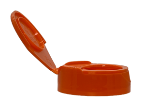 45-400 Smooth Orange Supplement Cap Pressure Sensitive (PS) Liner