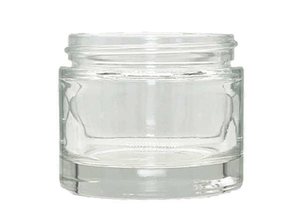 50 cc 53-400 Clear Glass Straight Sided Jar