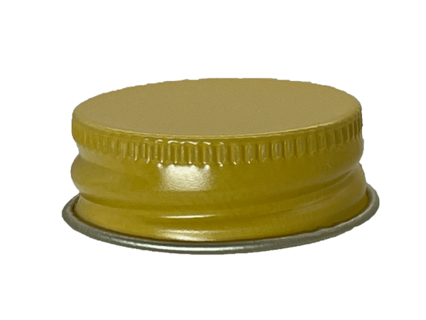 53-400 Metal Yellow Continuous Thread Cap Plastisol Liner