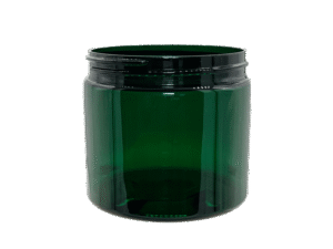 6 oz 70-400 Green PET Single Wall Jar