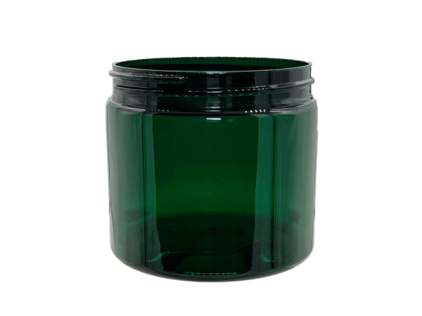 6 oz 70-400 Green PET Single Wall Jar