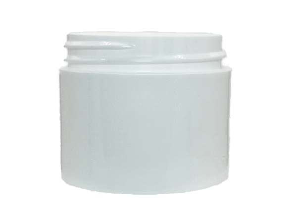 6 oz 70-400 White PP Double Wall Straight Base Jar
