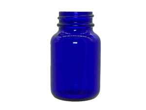 60 cc 33-400 Blue Glass Packer Bottle