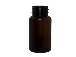 60 cc 33-400 Dark Amber PET Packer Bottle