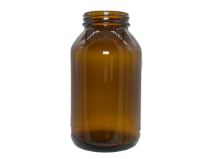 625 cc 53-400 Amber Glass Packer Bottle