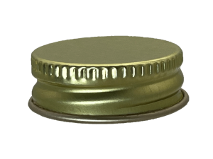 63-400 Metal Gold Continuous Thread Cap Foam Liner