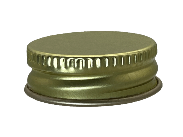 63-400 Metal Gold Continuous Thread Cap Foam Liner